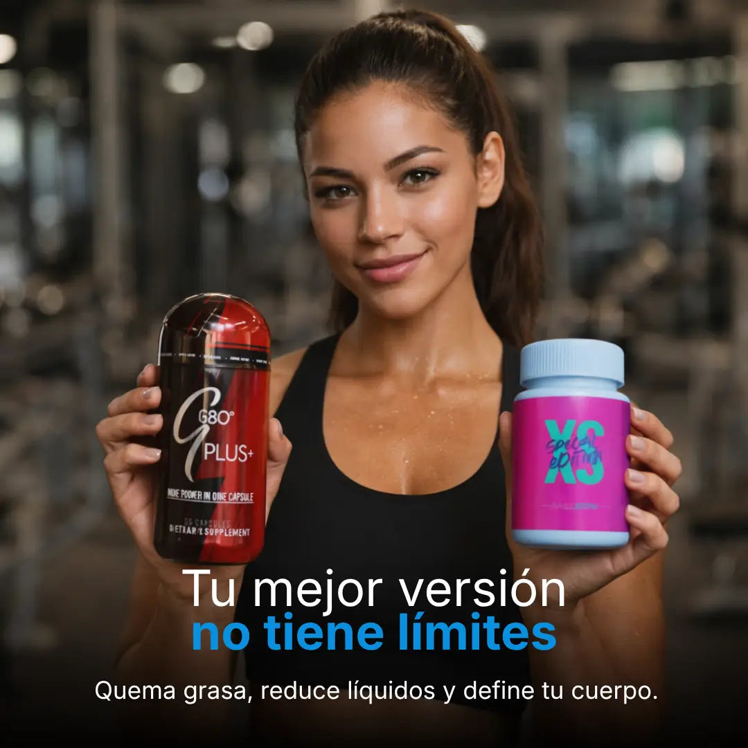 Combo Quemador de Grasa G180 PLUS + Detox XS