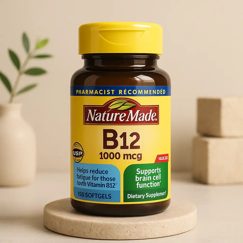 Vitamina B12 Nature Made 1000MCG 150 Capsulas Blandas