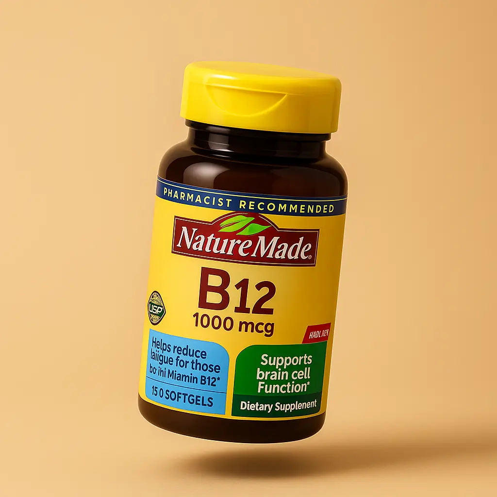 Vitamina B12 Nature Made 1000MCG 150 Capsulas Blandas