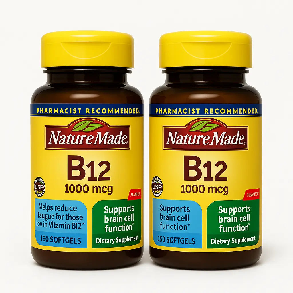 Vitamina B12 Nature Made 1000MCG 150 Capsulas Blandas
