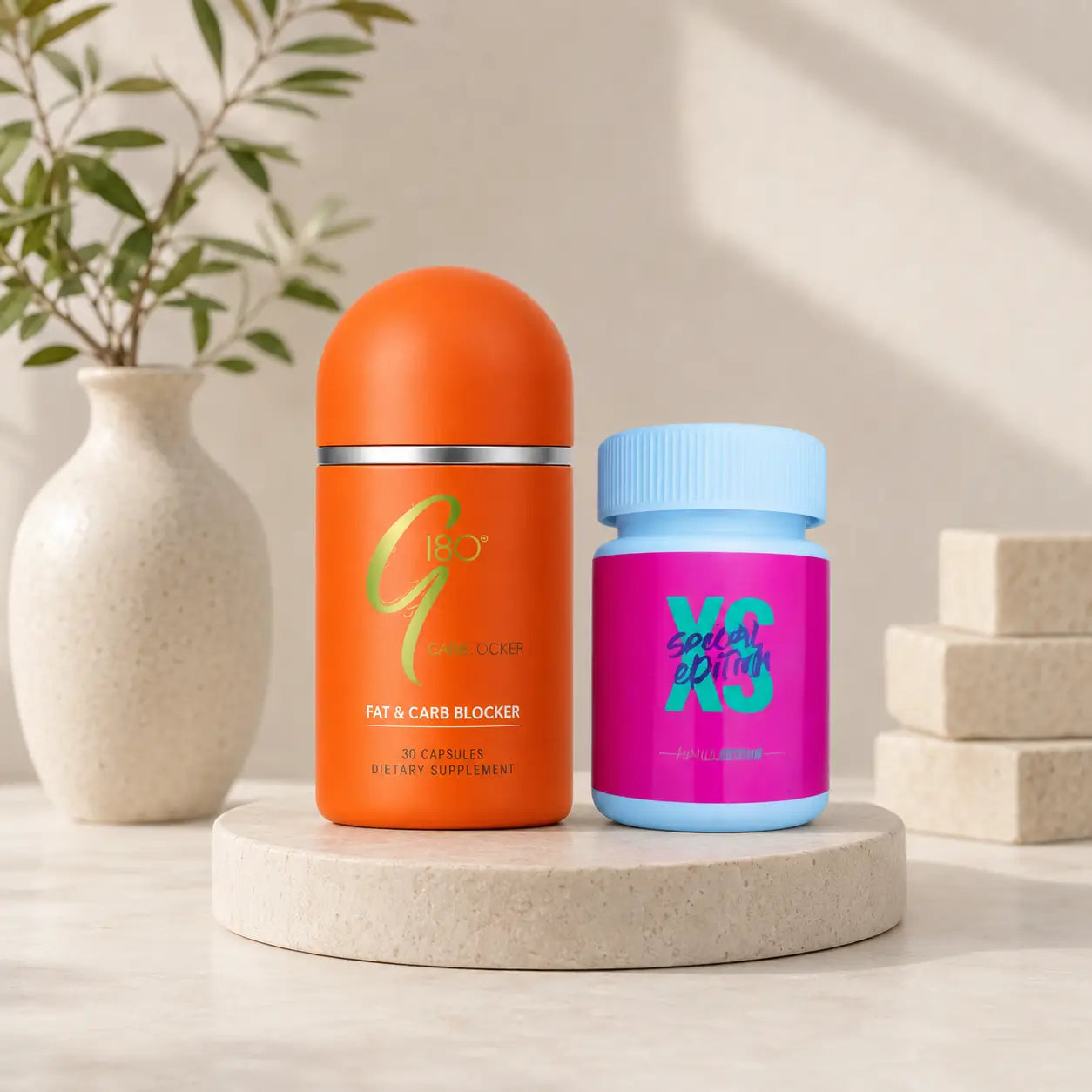 Combo G180 naranja carblocker + Detox xs