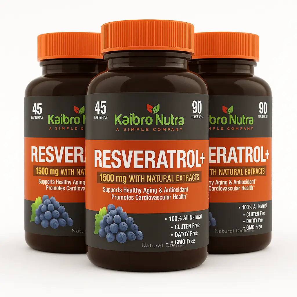 Resveratrol Kaibro Nutra 1500 MG 90 Capsulas