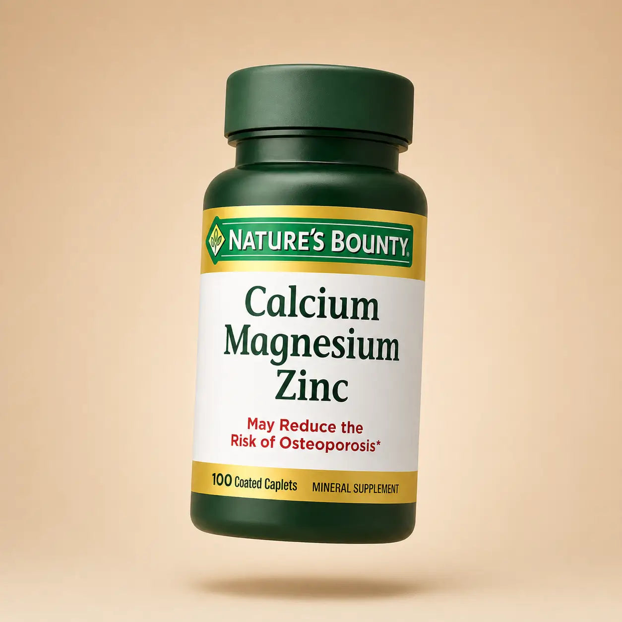 Calcio Magnesio Zinc Natures’ Bounty 100 Caps