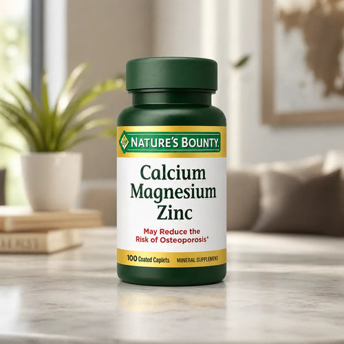 Calcio Magnesio Zinc Natures’ Bounty 100 Caps