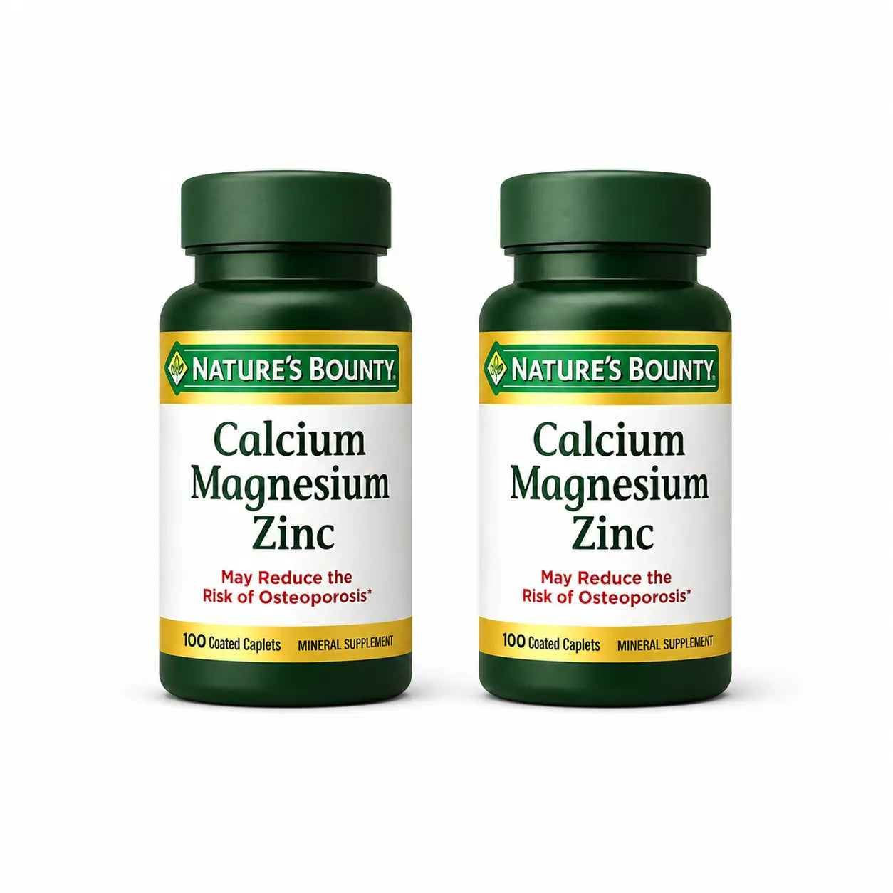 Calcio Magnesio Zinc Natures’ Bounty 100 Caps
