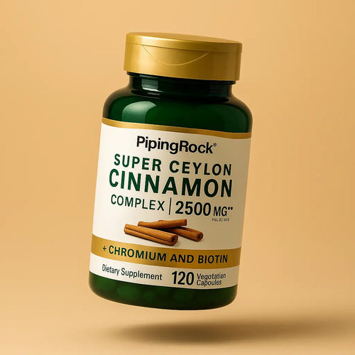 Canela de Ceilan Piping Rock 2500 MG 120 Capsulas Vegetales