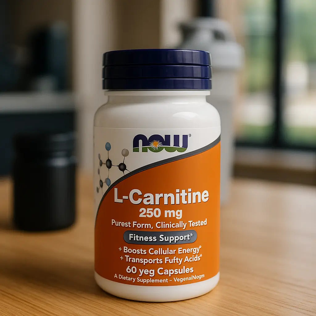 L-Carnitina Now 250MG 60 Capsulas Vegetales