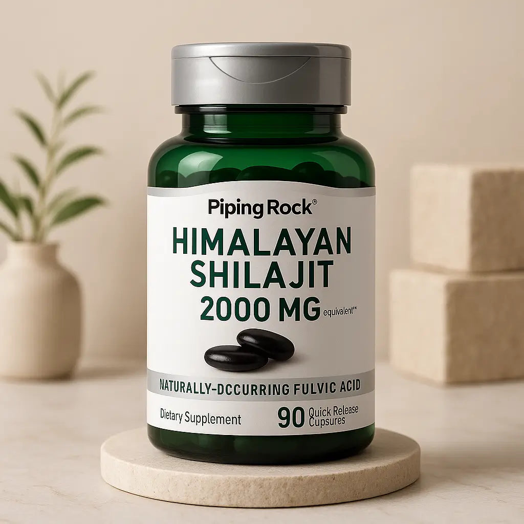 Shilajit del Himalaya Piping Rock 2000MG 90 Capsulas
