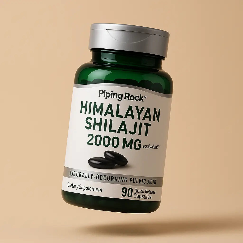 Shilajit del Himalaya Piping Rock 2000MG 90 Capsulas