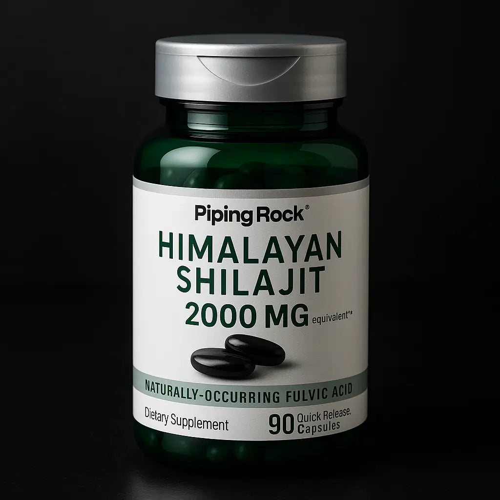 Shilajit del Himalaya Piping Rock 2000MG 90 Capsulas