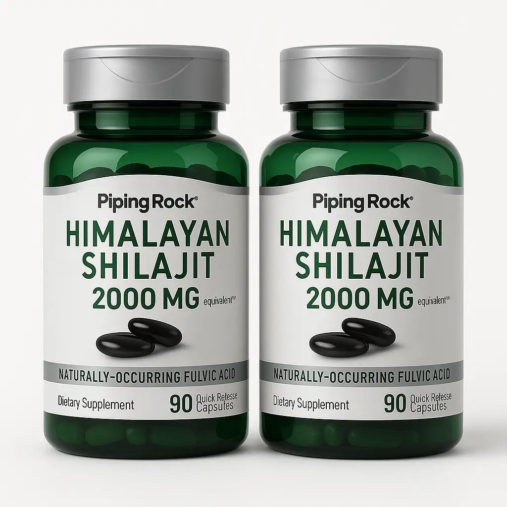Shilajit del Himalaya Piping Rock 2000MG 90 Capsulas