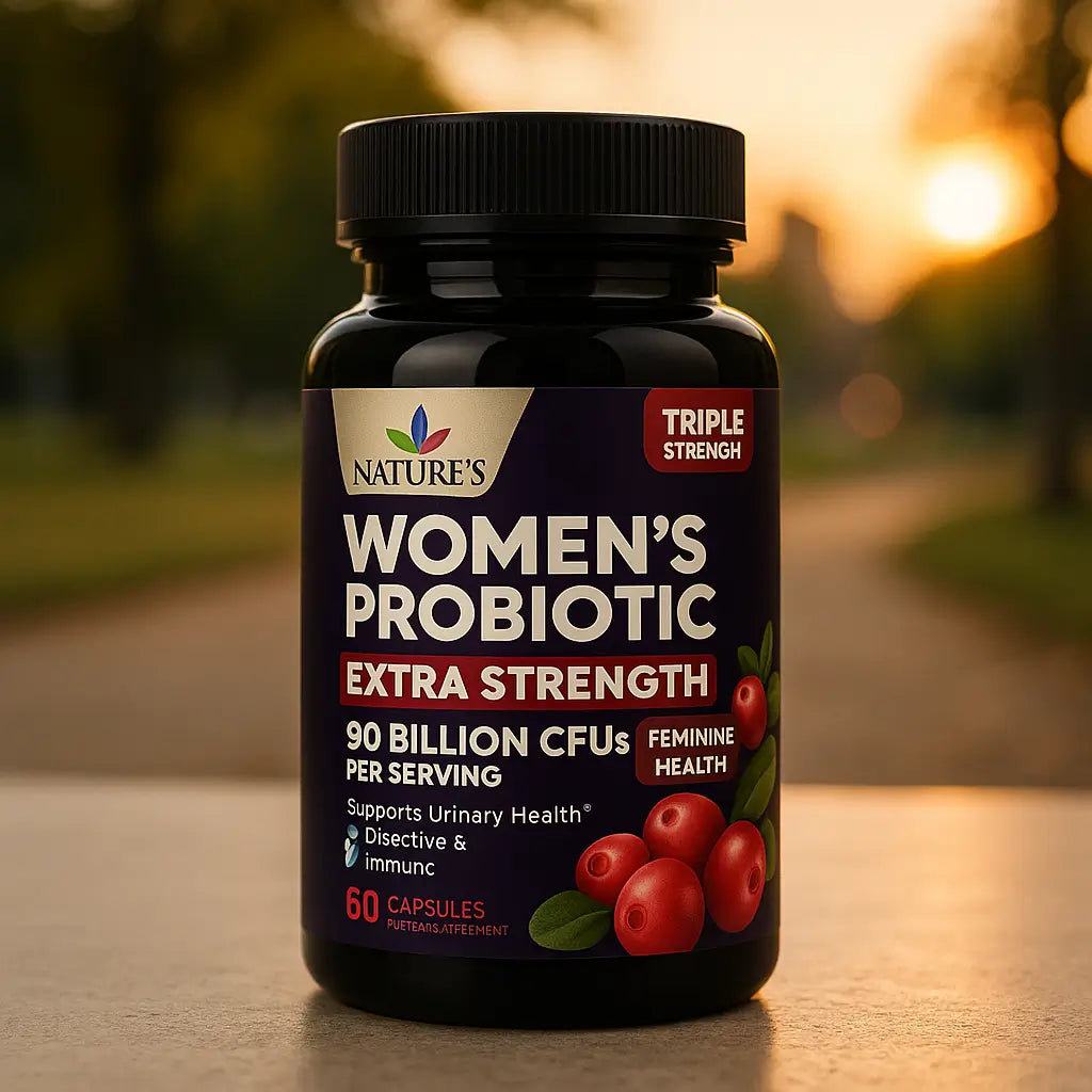 Probióticos Para Mujer Natures Nutrition 90mil Millones 60 Caps