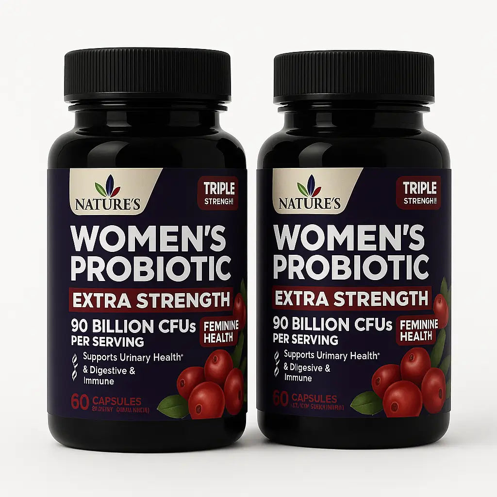 Probióticos Para Mujer Natures Nutrition 90mil Millones 60 Caps
