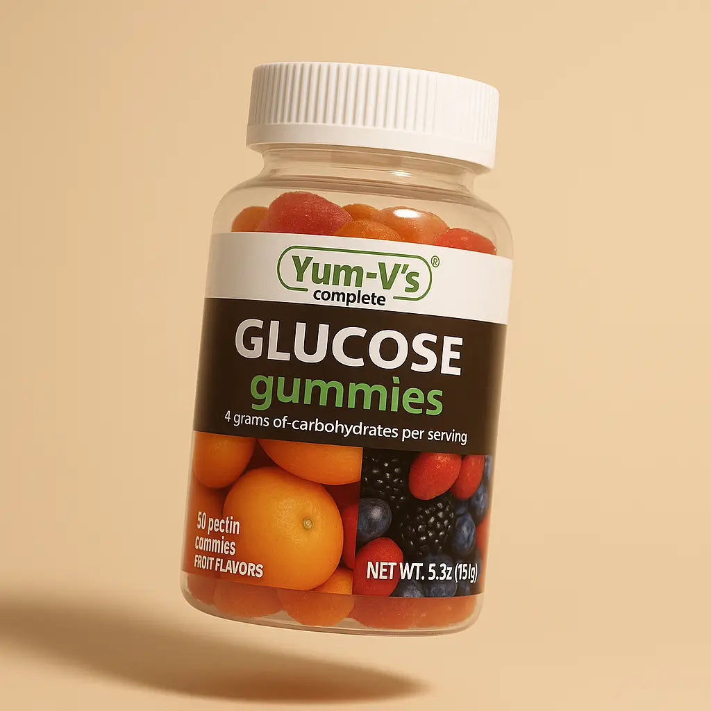 Yum Vs Gomitas de Glucosa Naranja y Frambuesa 60 Unidades