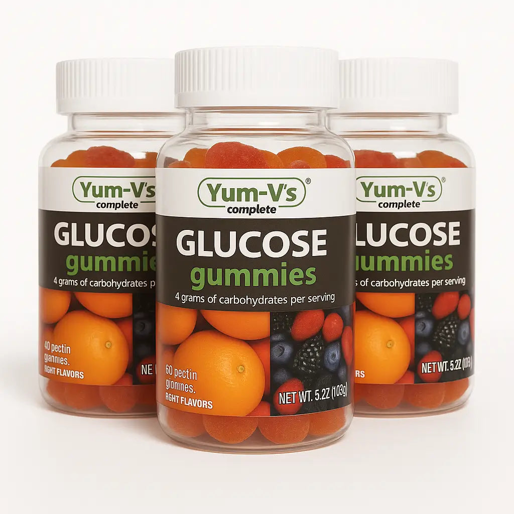 Yum Vs Gomitas de Glucosa Naranja y Frambuesa 60 Unidades