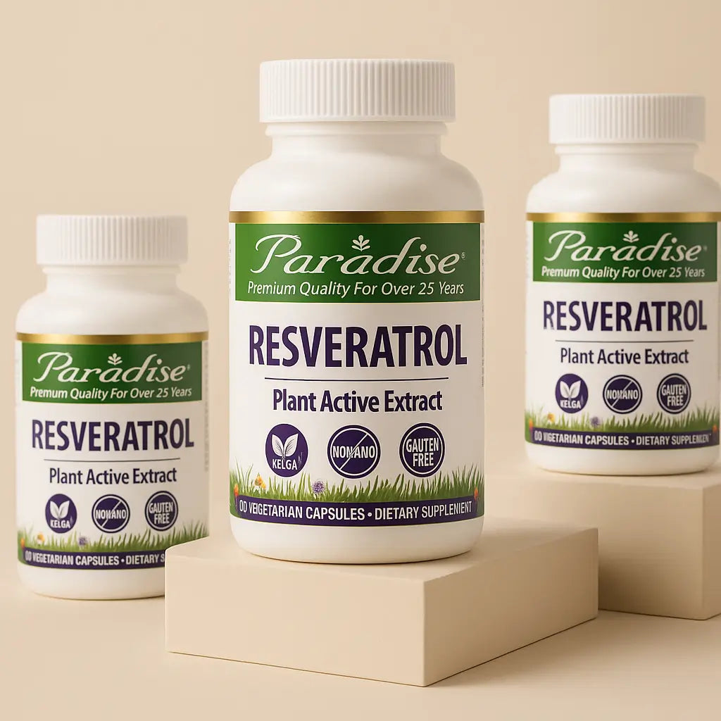 Resveratrol Paradise 100MG 60 Capsulas Vegetales