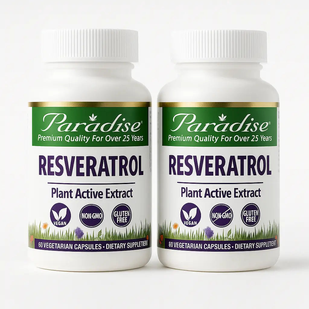 Resveratrol Paradise 100MG 60 Capsulas Vegetales