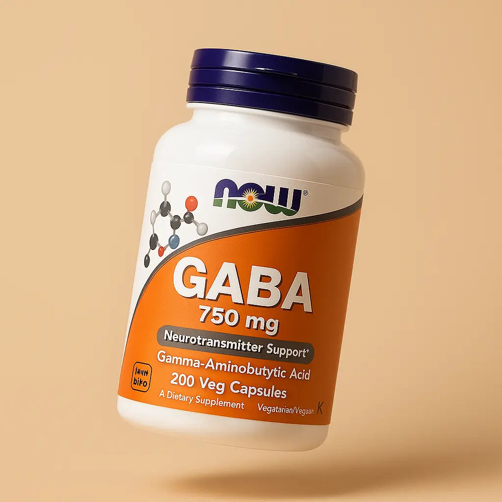 Gaba Ácido Aminobutírico Now 750Mg 200 Capsulas Vegetales
