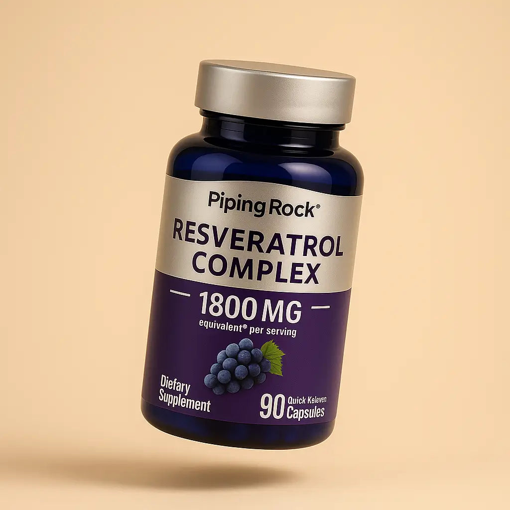 Resveratrol Piping Rock 1800 MG 90 Capsulas