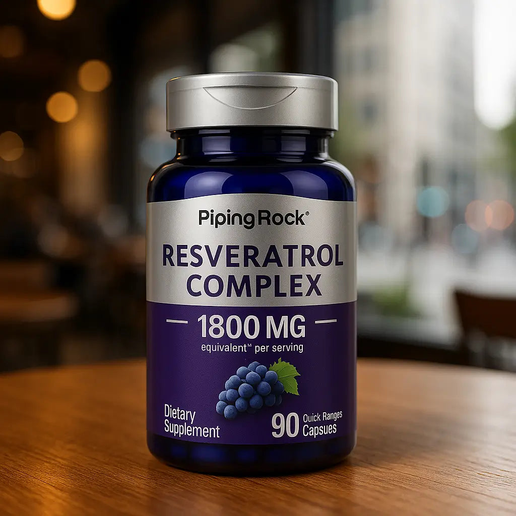 Resveratrol Piping Rock 1800 MG 90 Capsulas
