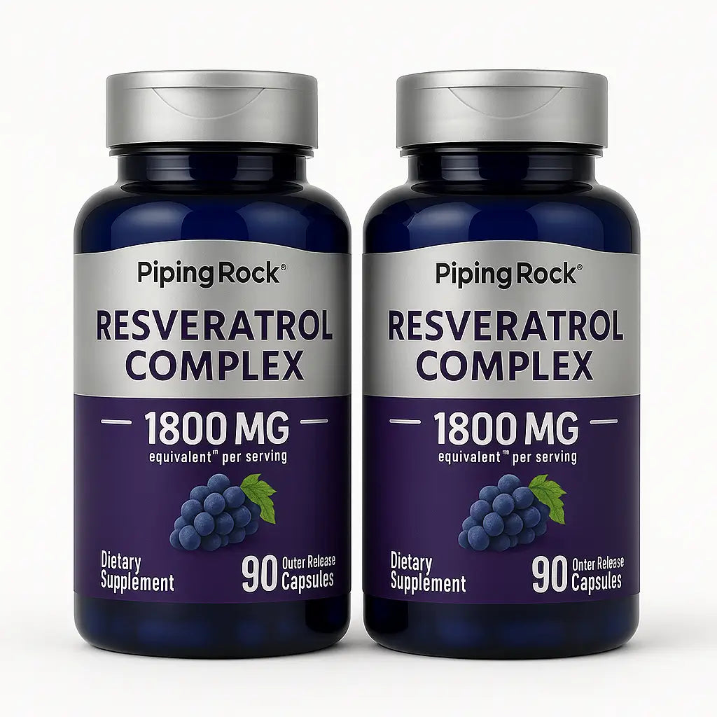 Resveratrol Piping Rock 1800 MG 90 Capsulas