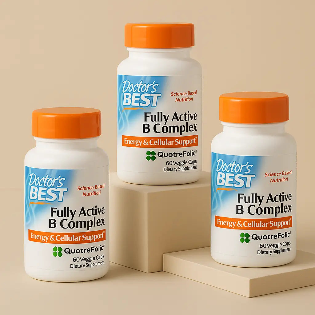 Complejo B Doctor’s Best 60 Capsulas Vegetales