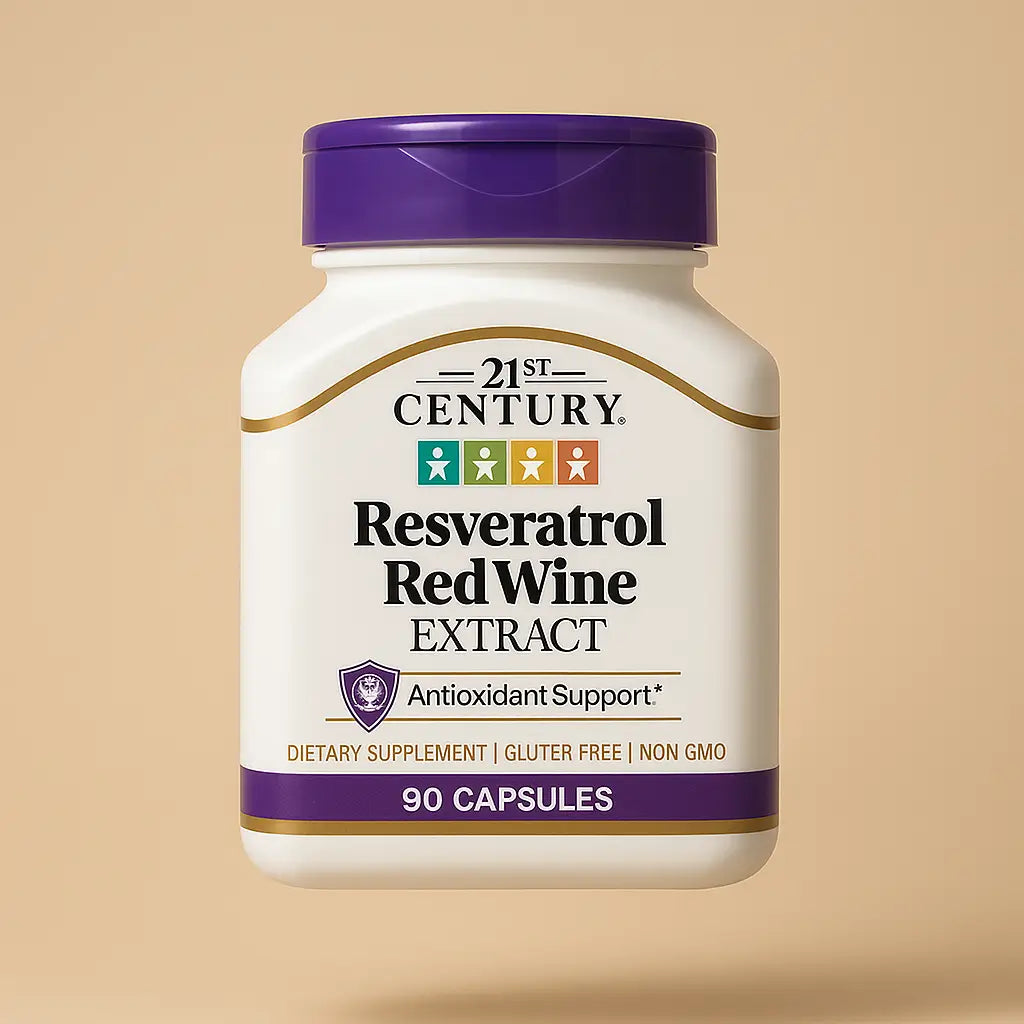 Resveratrol 21st Century 200MG 90 Capsulas