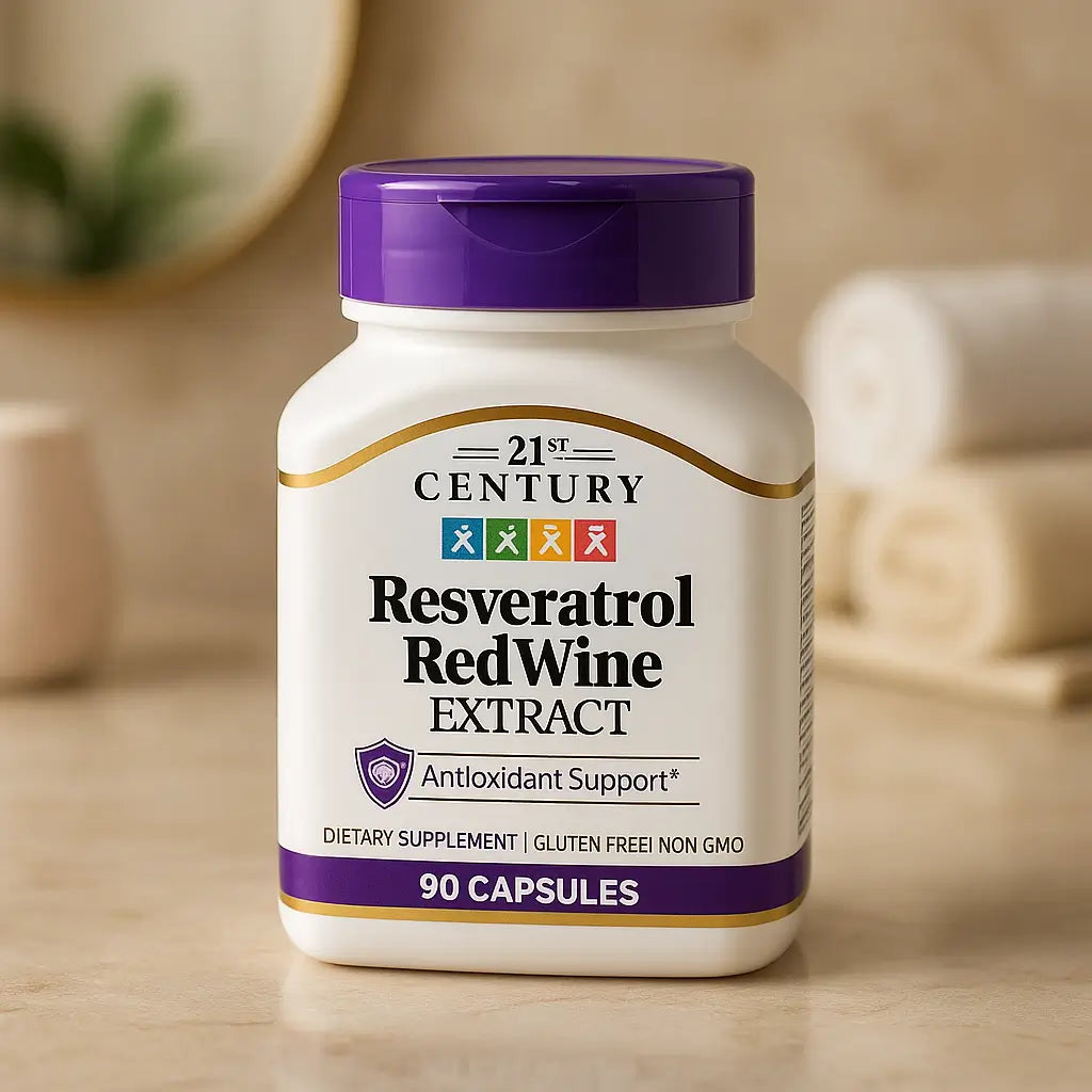 Resveratrol 21st Century 200MG 90 Capsulas