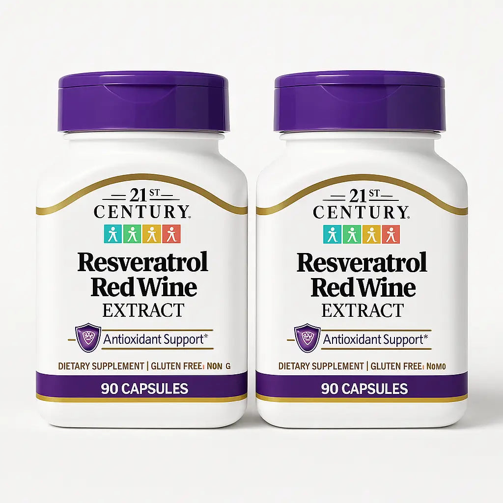 Resveratrol 21st Century 200MG 90 Capsulas