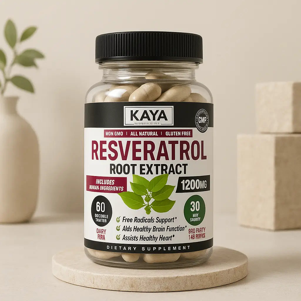 Resveratrol Kaya 1200MG 60 Capsulas Vegetales