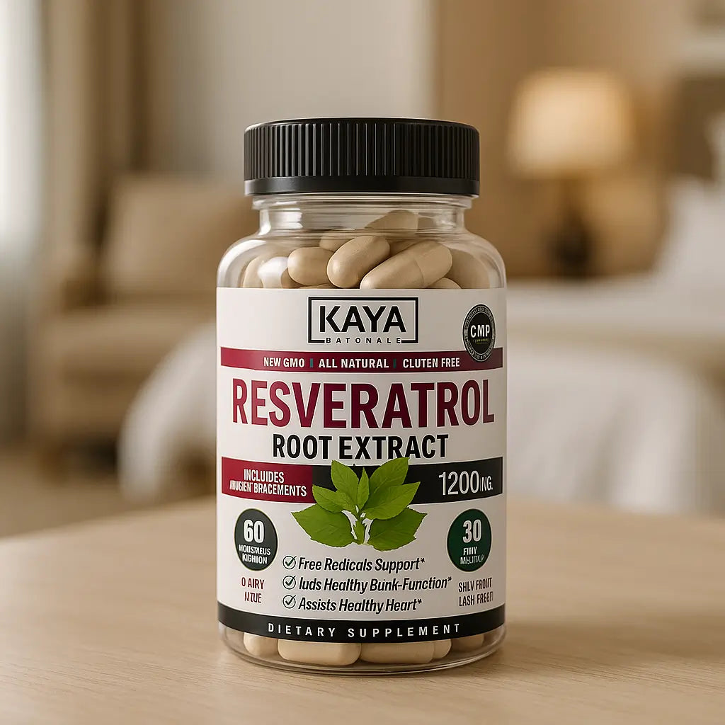 Resveratrol Kaya 1200MG 60 Capsulas Vegetales