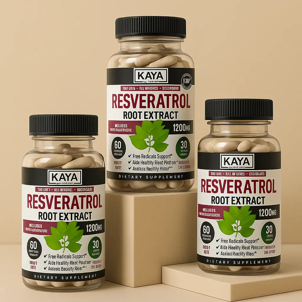 Resveratrol Kaya 1200MG 60 Capsulas Vegetales
