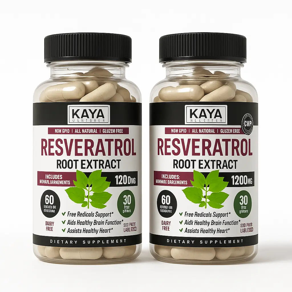 Resveratrol Kaya 1200MG 60 Capsulas Vegetales