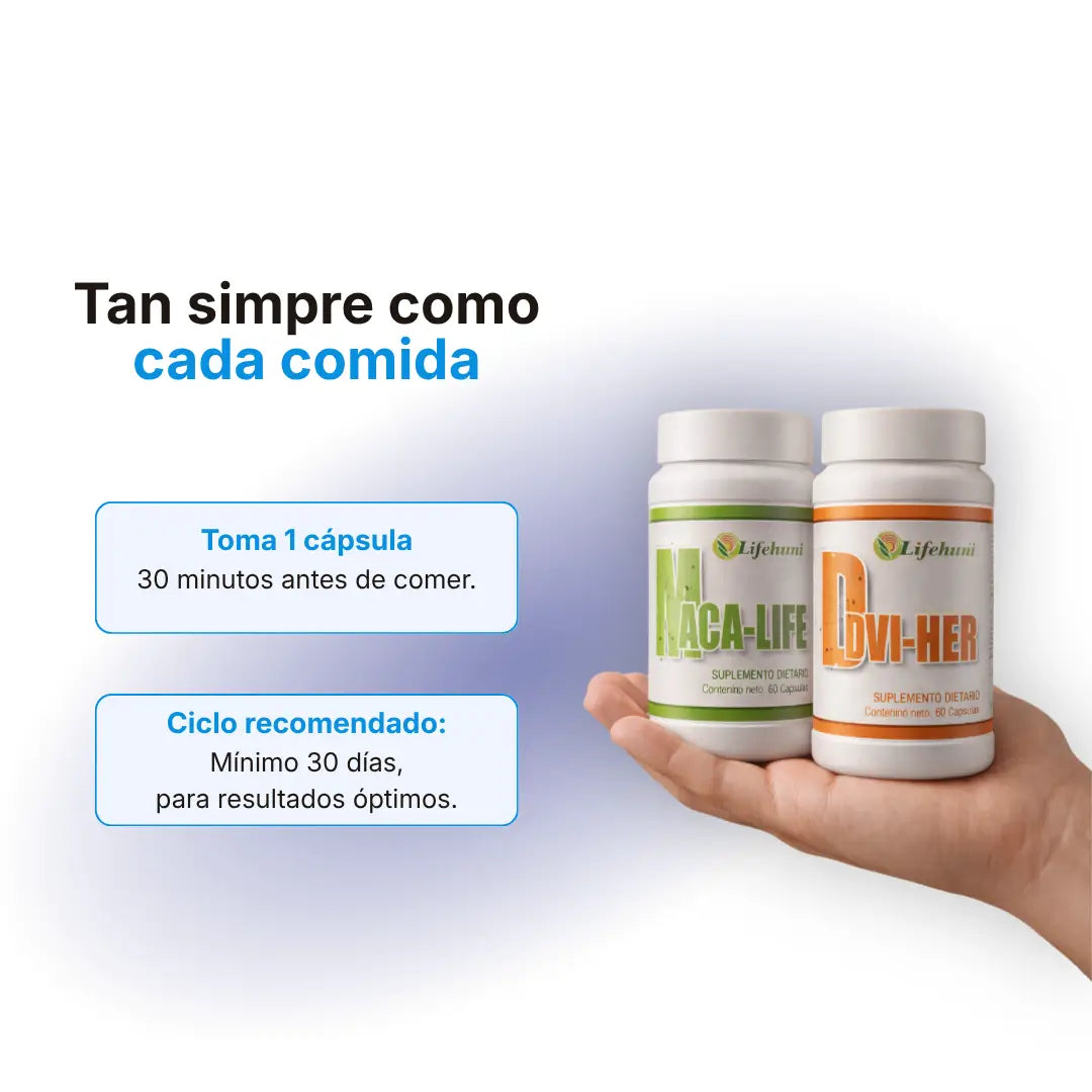 Combo Maca Life + Divi Her