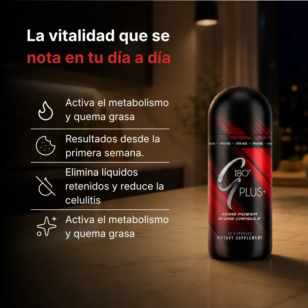Combo Quemador de Grasa G180 PLUS + Detox XS en Polvo