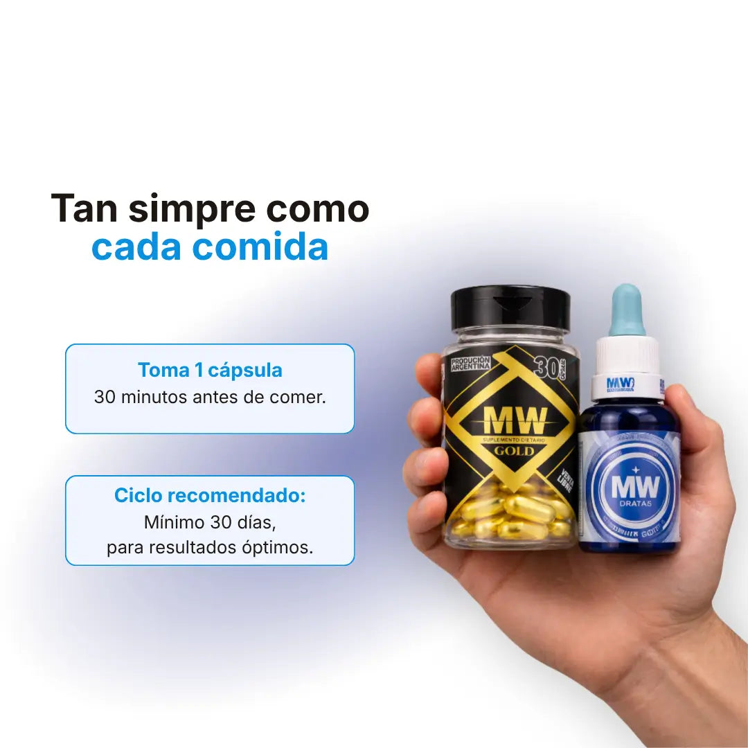 Combo Quemador Mw Gold + Drenador Mw