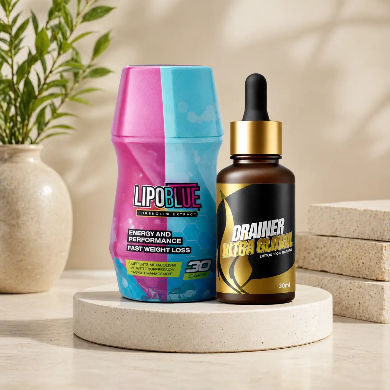 Quemador Lipoblue clásico + Drainer ultra global