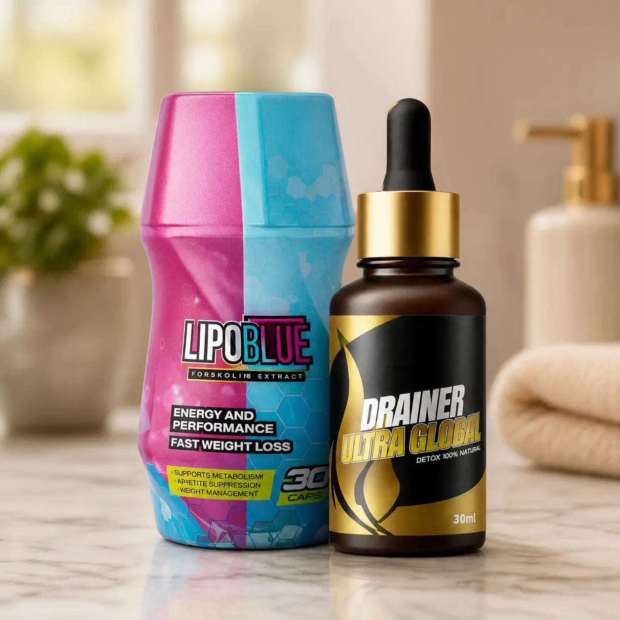 Quemador Lipoblue clásico + Drainer ultra global