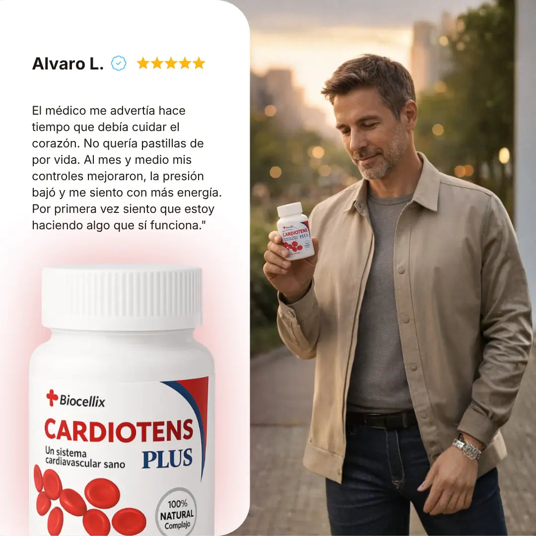 Cardiotens Plus 30 Capsulas Suplemento para la Presión Arterial