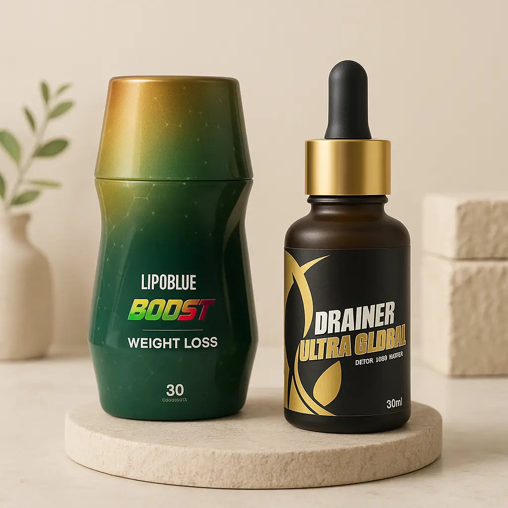 Quemador de Grasa LipoBlue Boost + Drainer Ultra Global