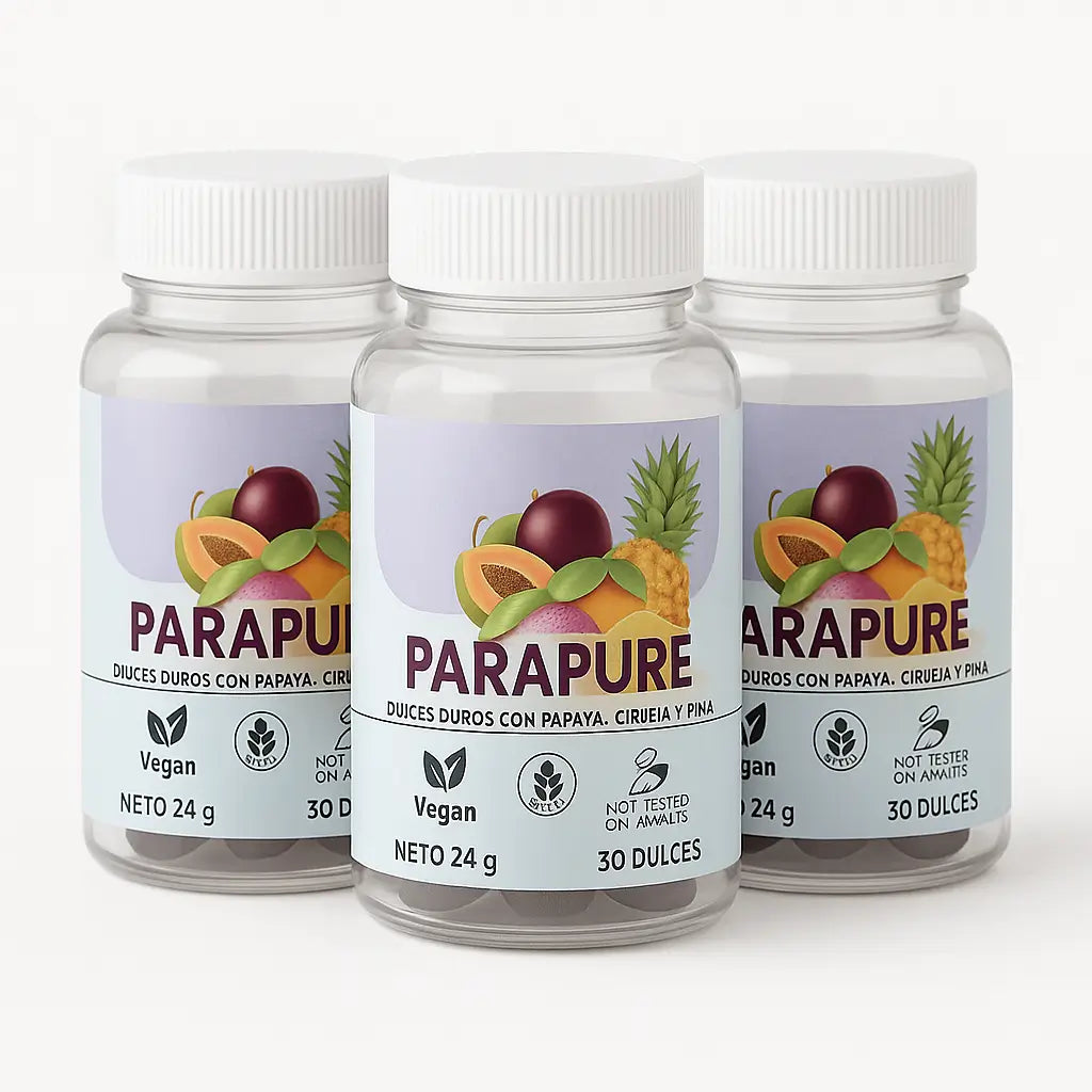 Parapure Papaya Ciruela y Piña 30 cápsulas