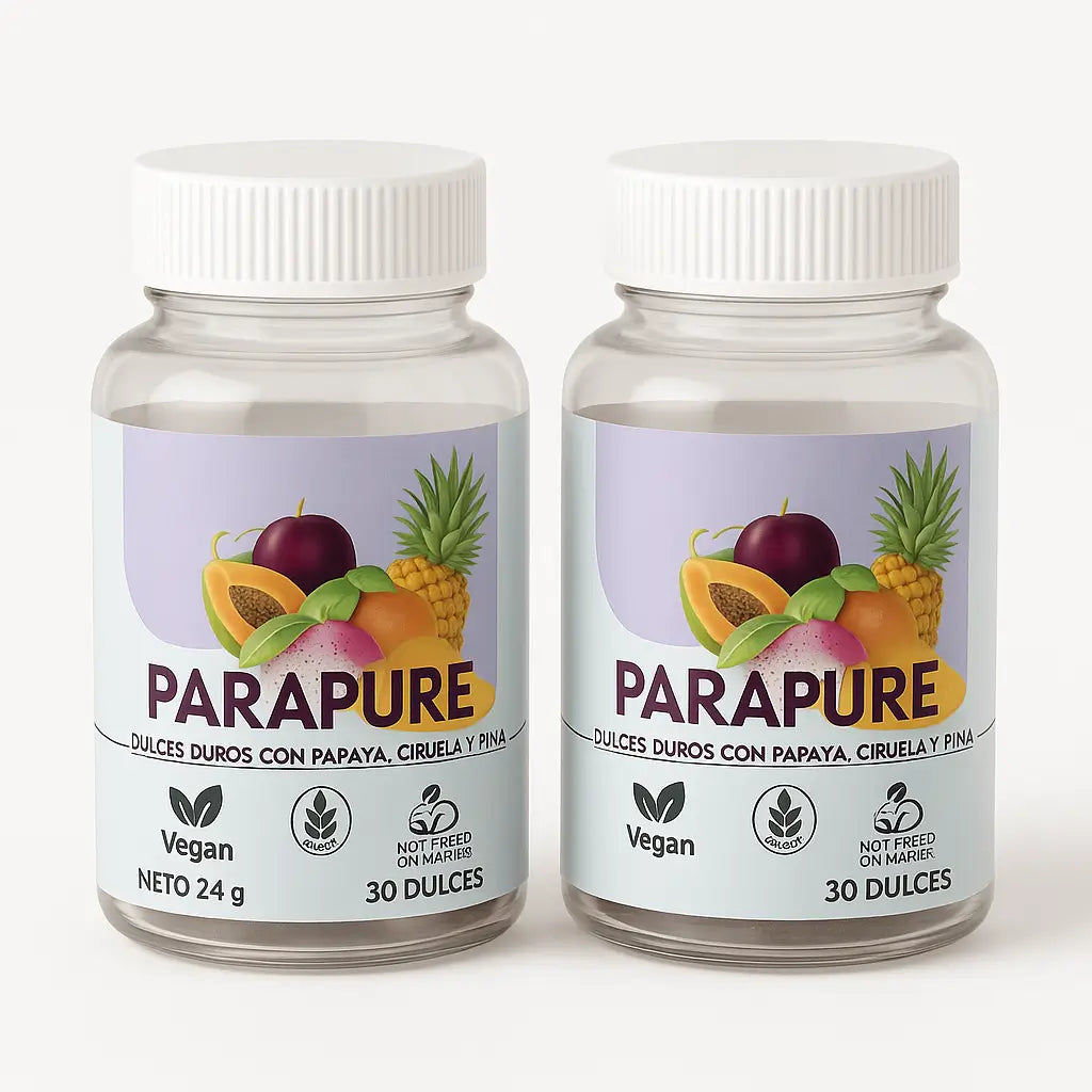 Parapure Papaya Ciruela y Piña 30 cápsulas