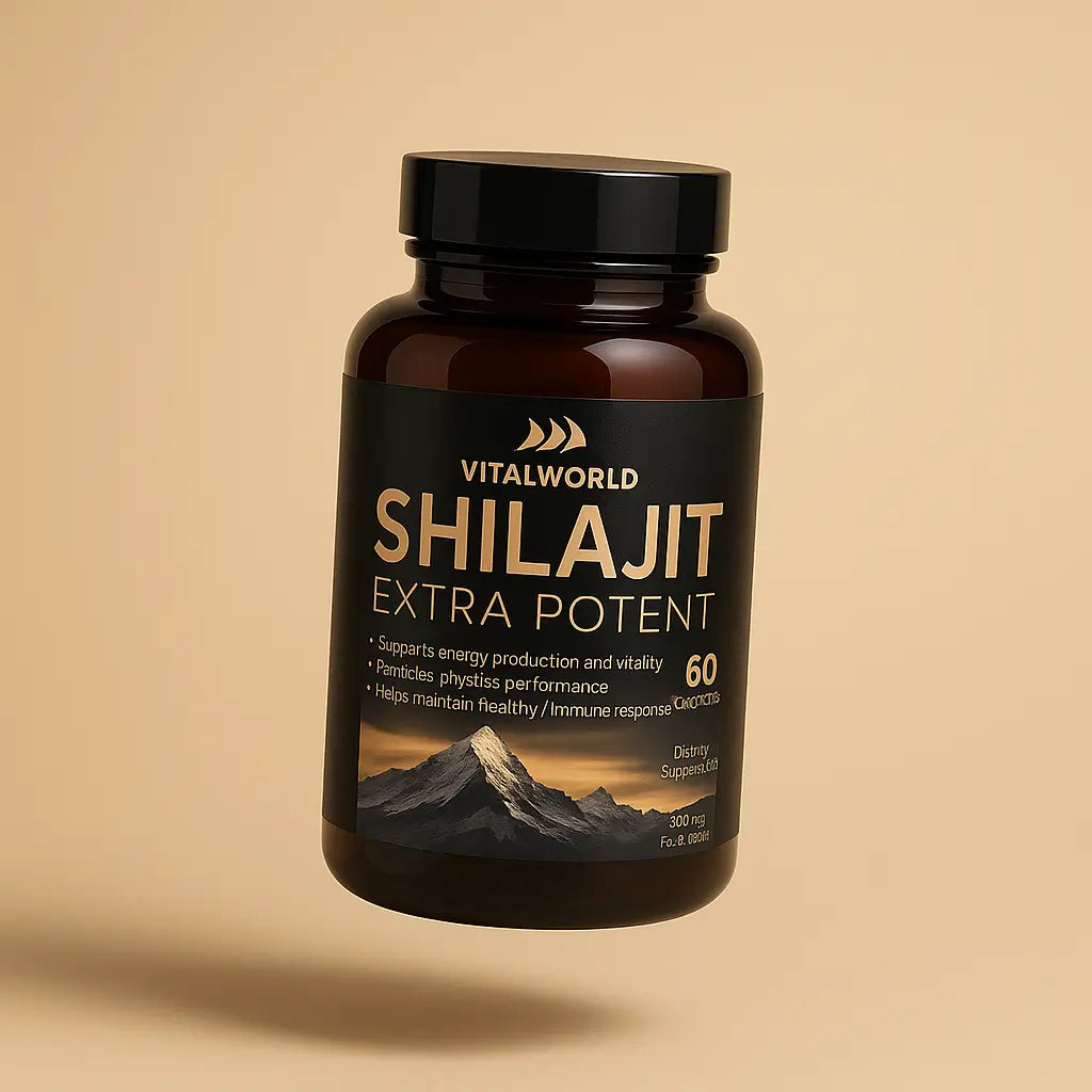 Shilajit Extra potent VitalWorld 60caps Máxima Potencia