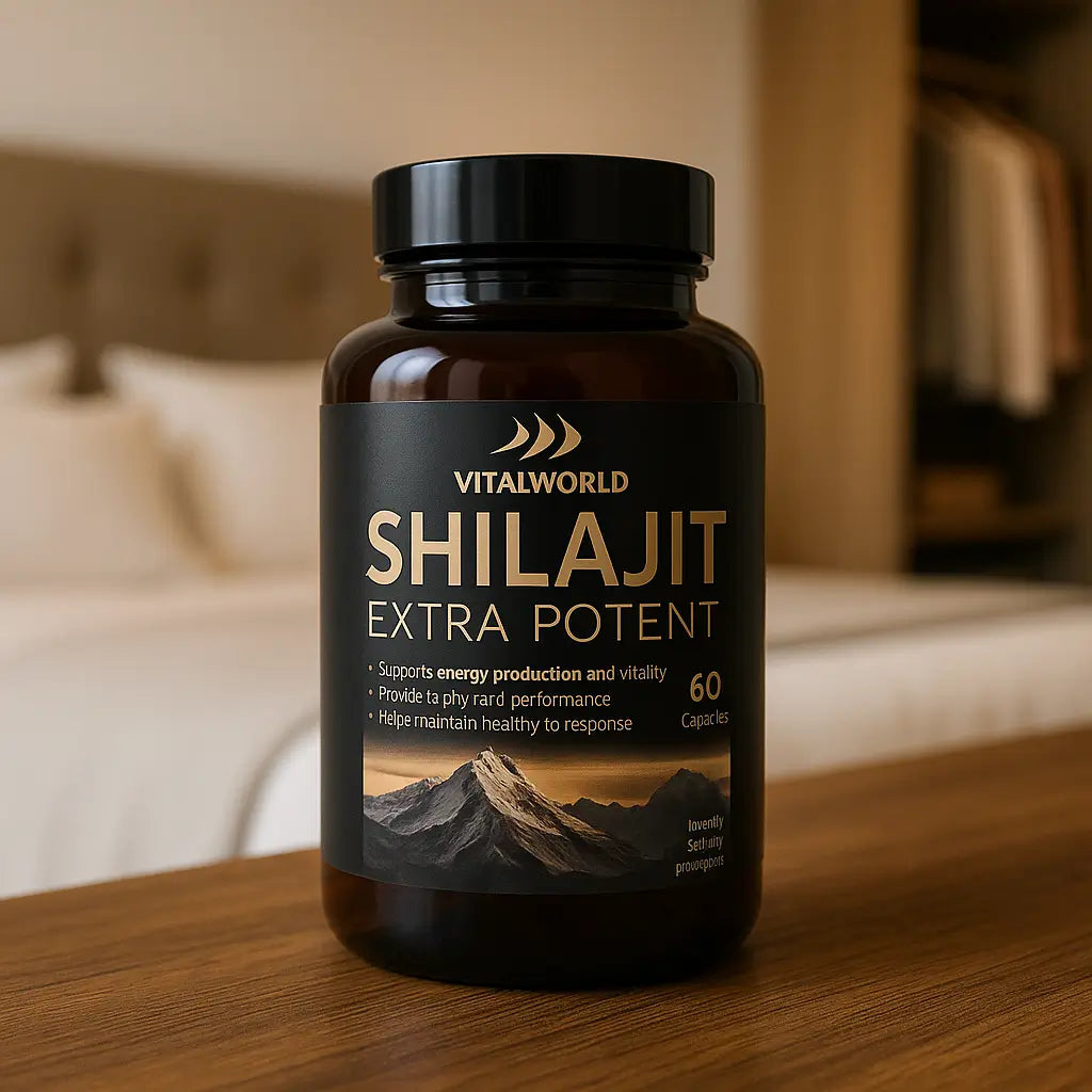 Shilajit Extra potent VitalWorld 60caps Máxima Potencia
