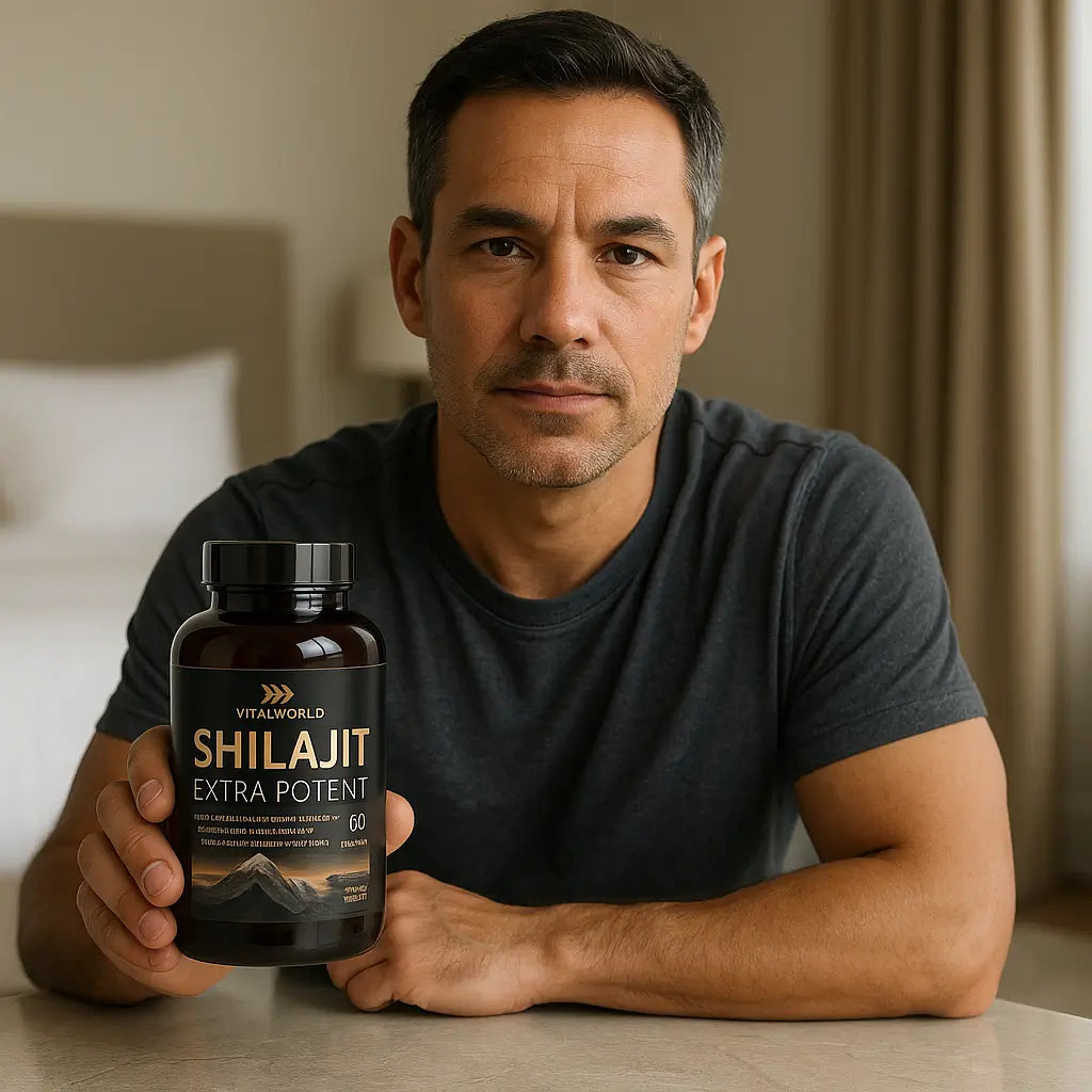 Shilajit Extra potent VitalWorld 60caps Máxima Potencia