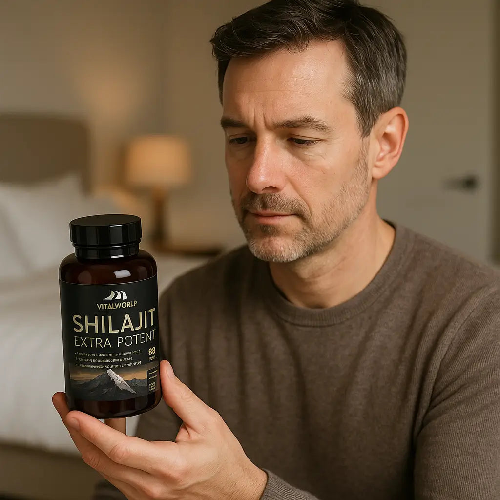 Shilajit Extra potent VitalWorld 60caps Máxima Potencia