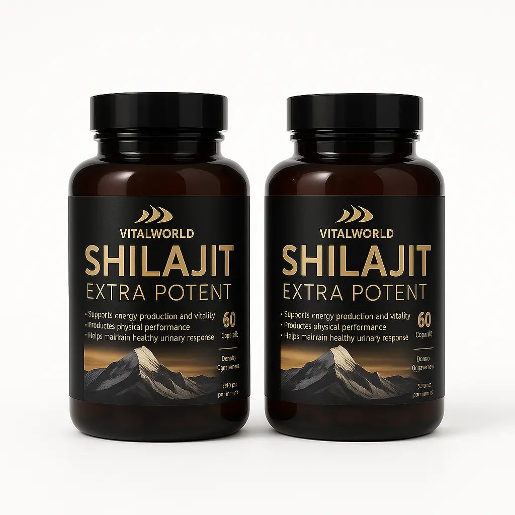 Shilajit Extra potent VitalWorld 60caps Máxima Potencia