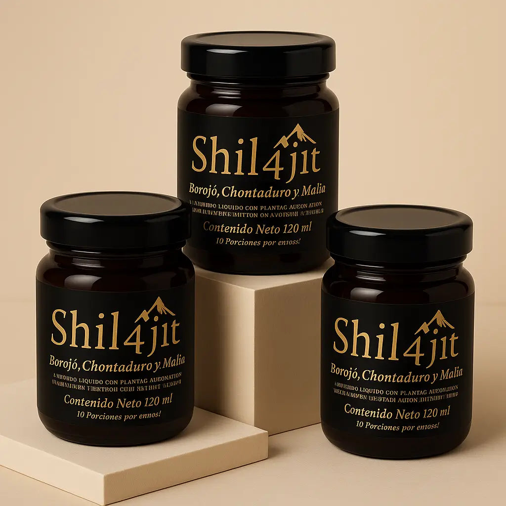 Shilajit Con Chontaduro y Borojo 120 ML