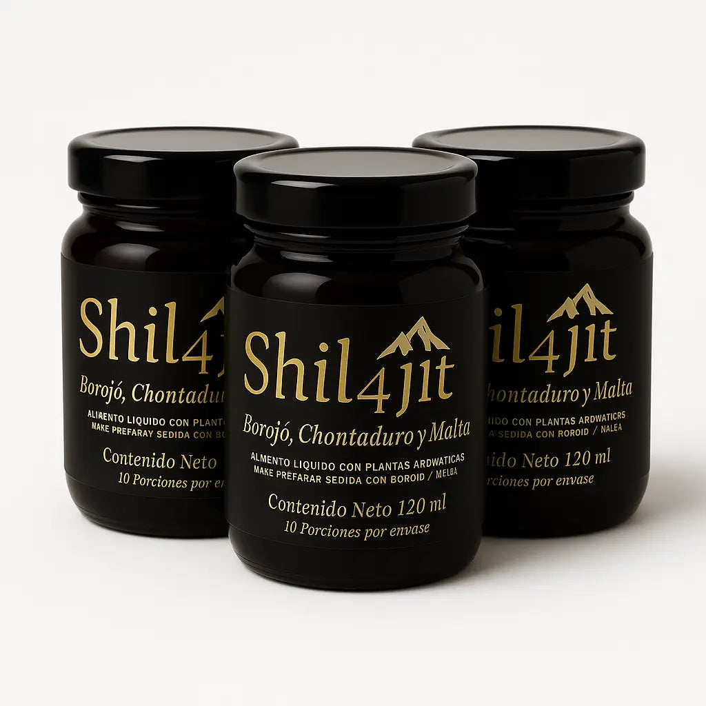 Shilajit Con Chontaduro y Borojo 120 ML