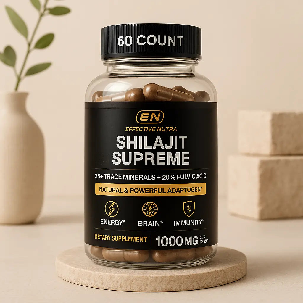 Shilajit Supreme Effective Nutra 1000MG 60 Caps
